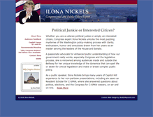 Tablet Screenshot of ilonanickels.com